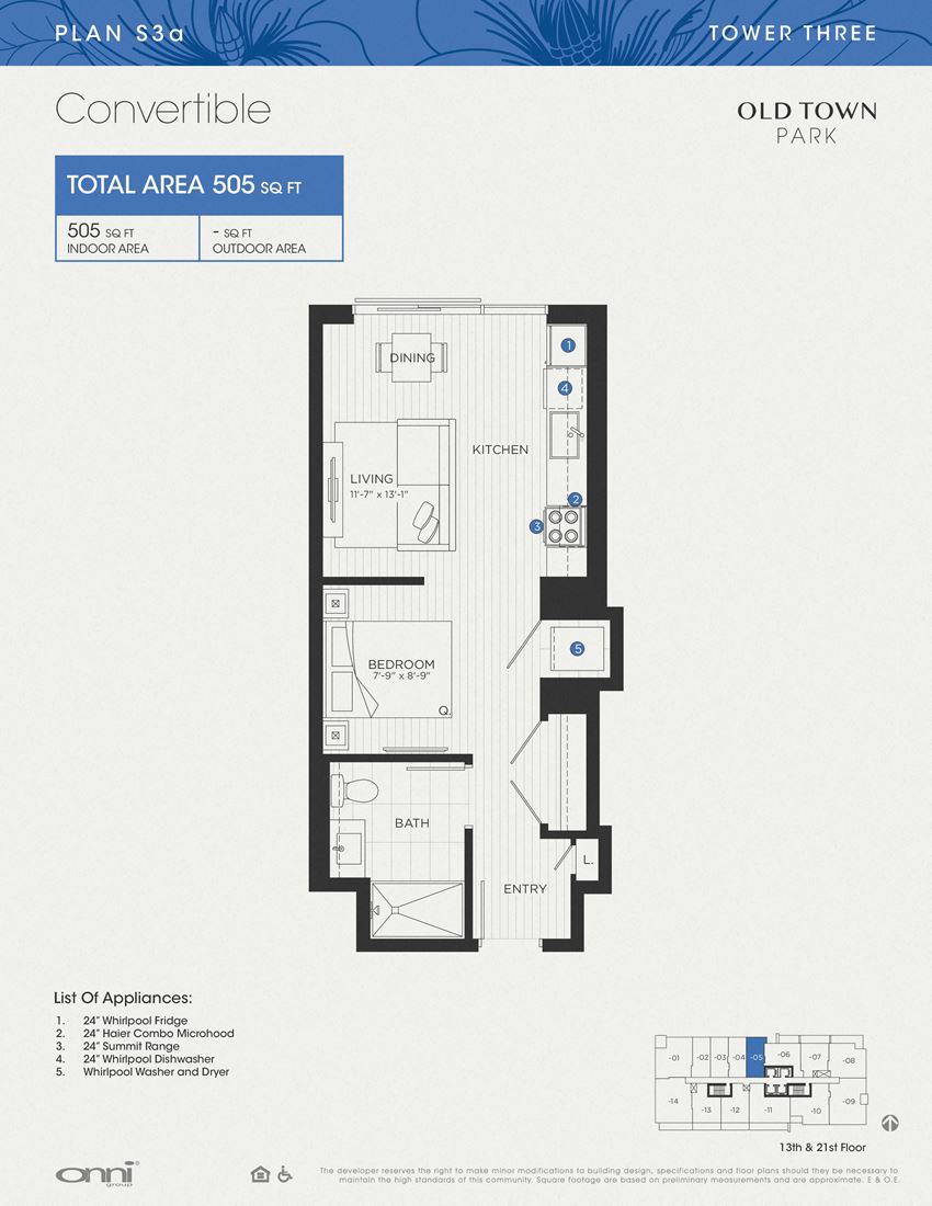 Plan S3a - Tower THREE